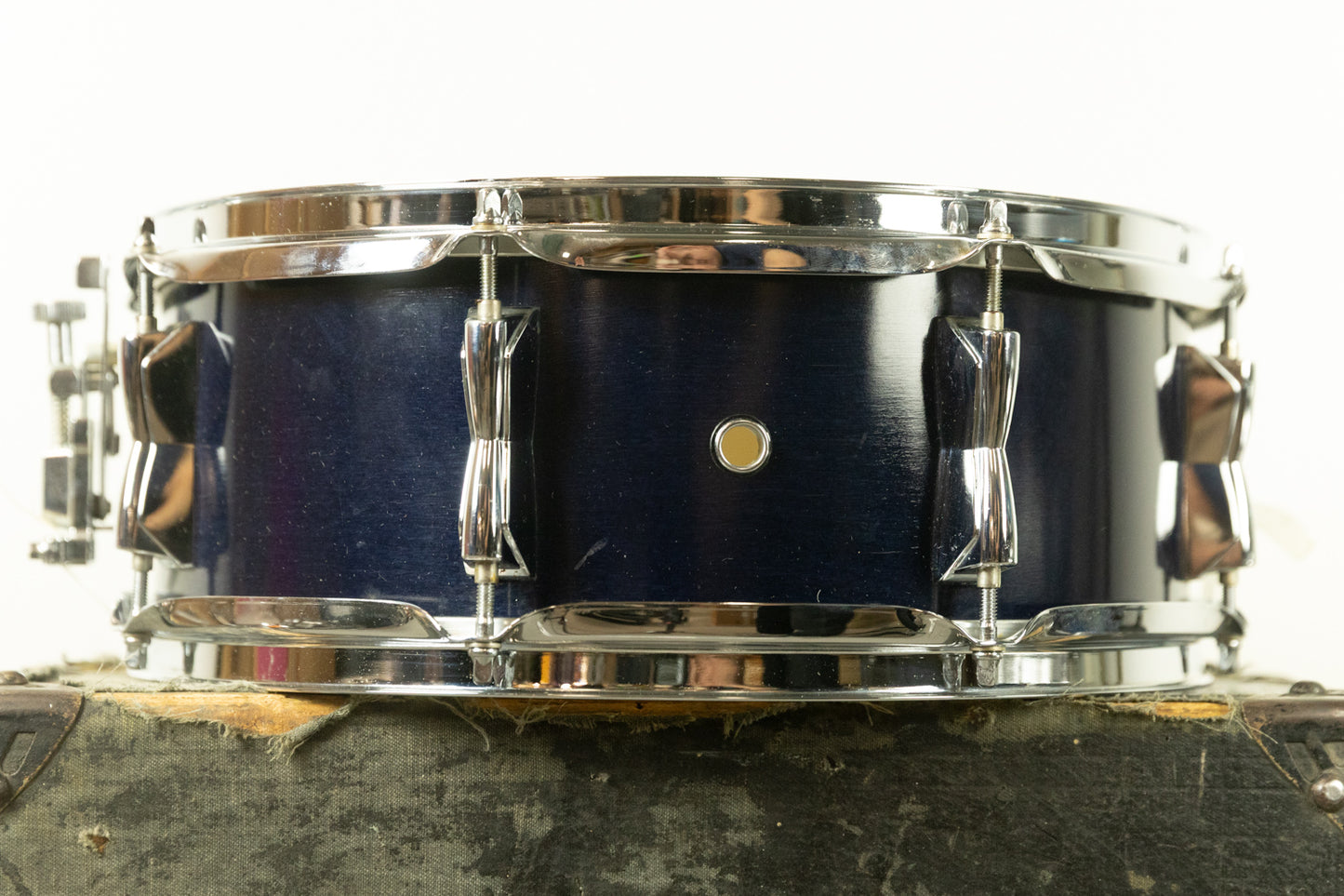 1990s Yamaha 5x14 Stage Customer Blue Lacquer Snare Drum