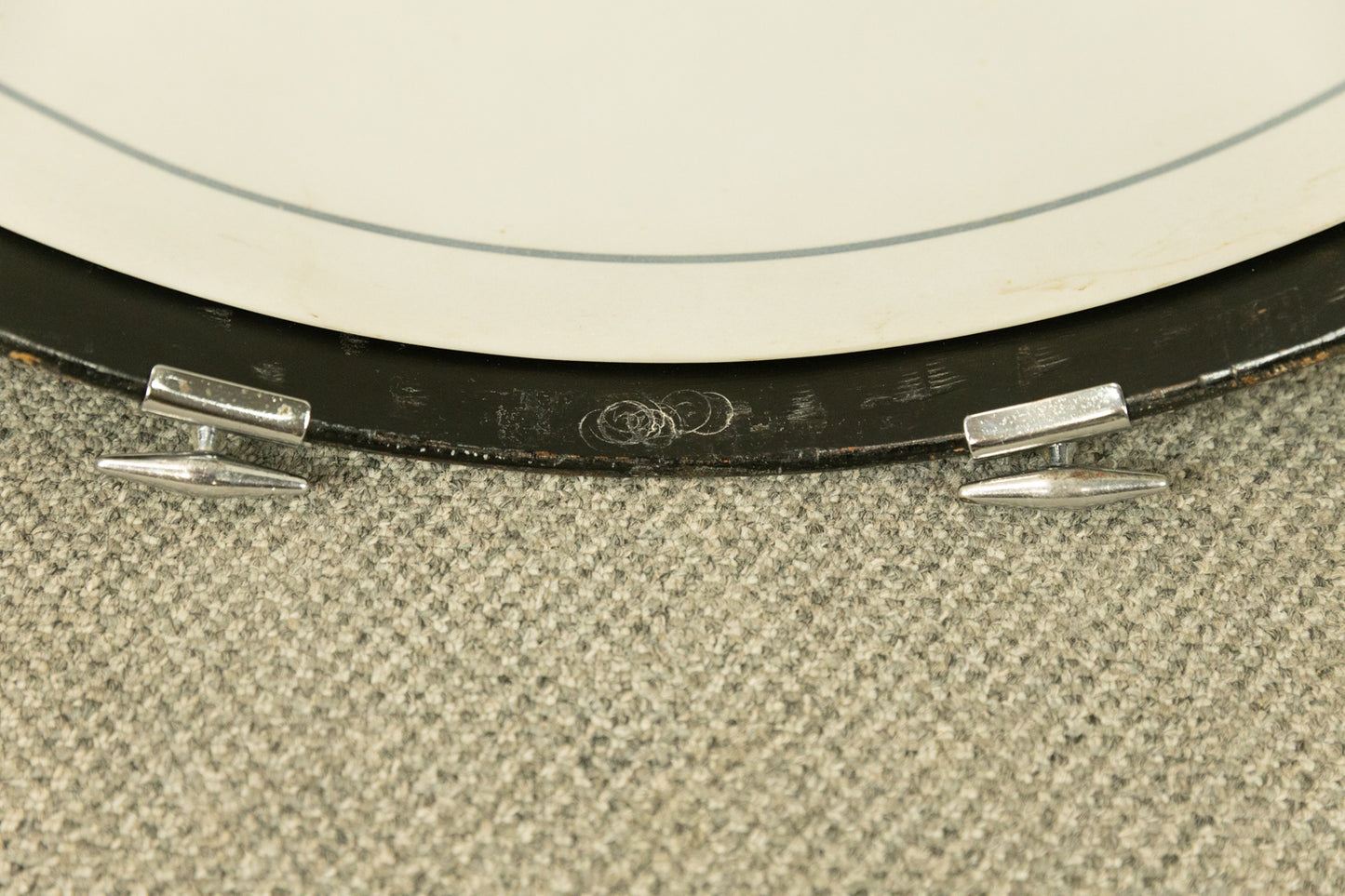 1962 Slingerland Black Diamond Pearl "Double Rail" Drum Set