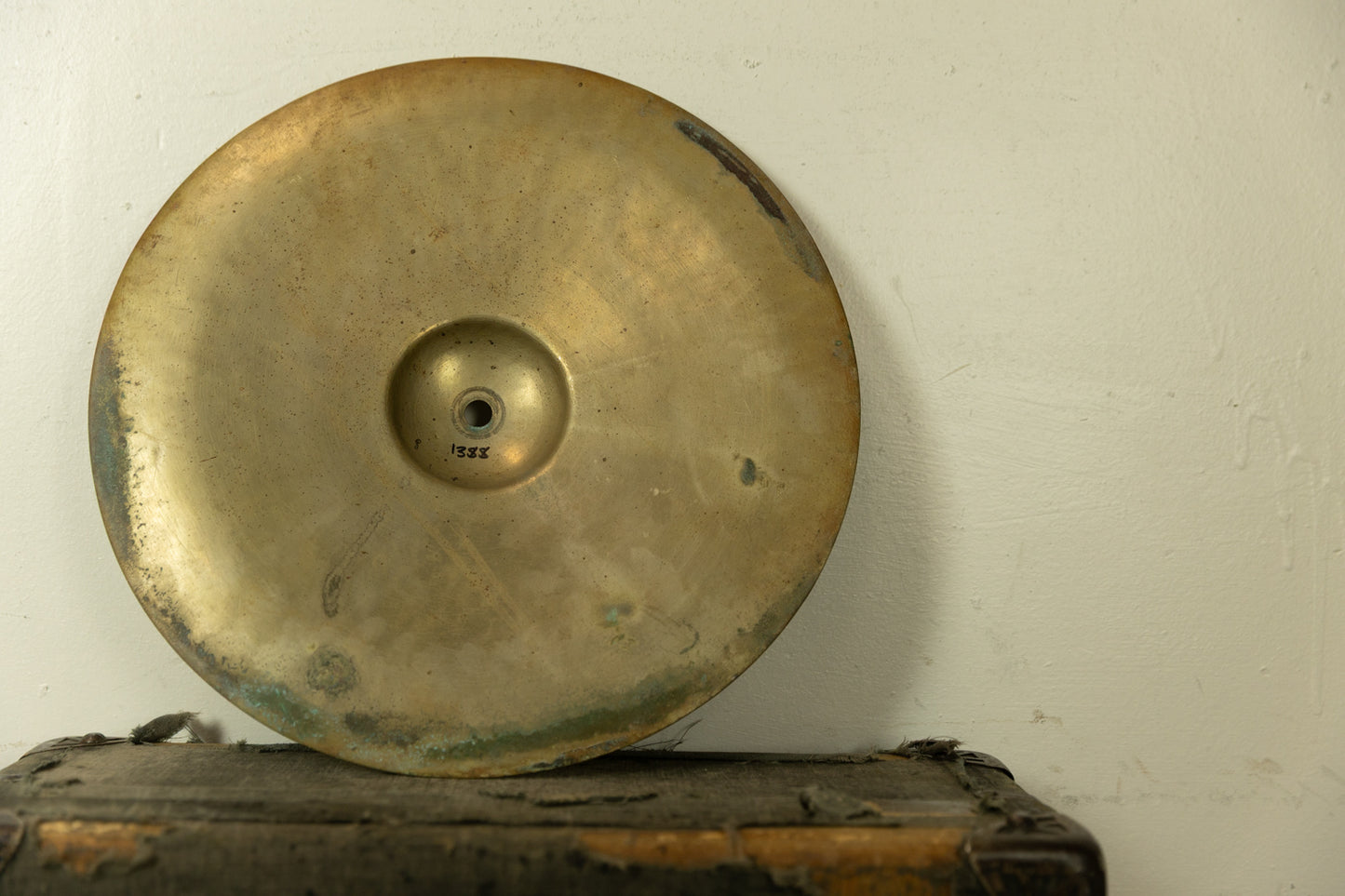 Vintage 14" Flange Hi Hat Cymbal 1388g