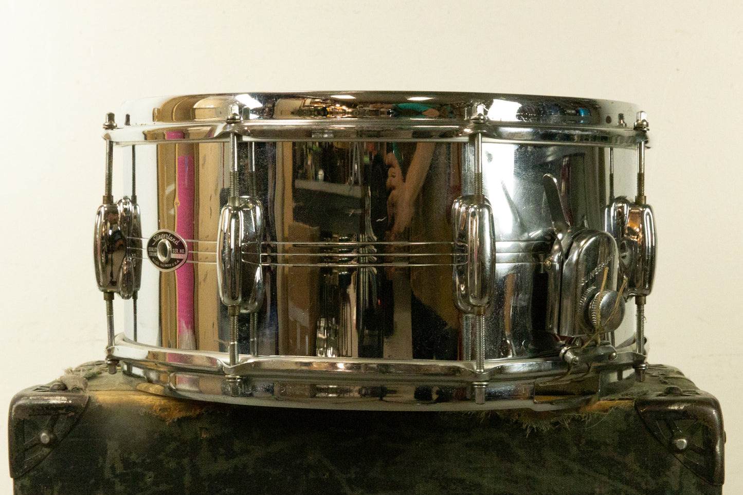 1970s Slingerland 6.5x14 Sound King Snare Drum
