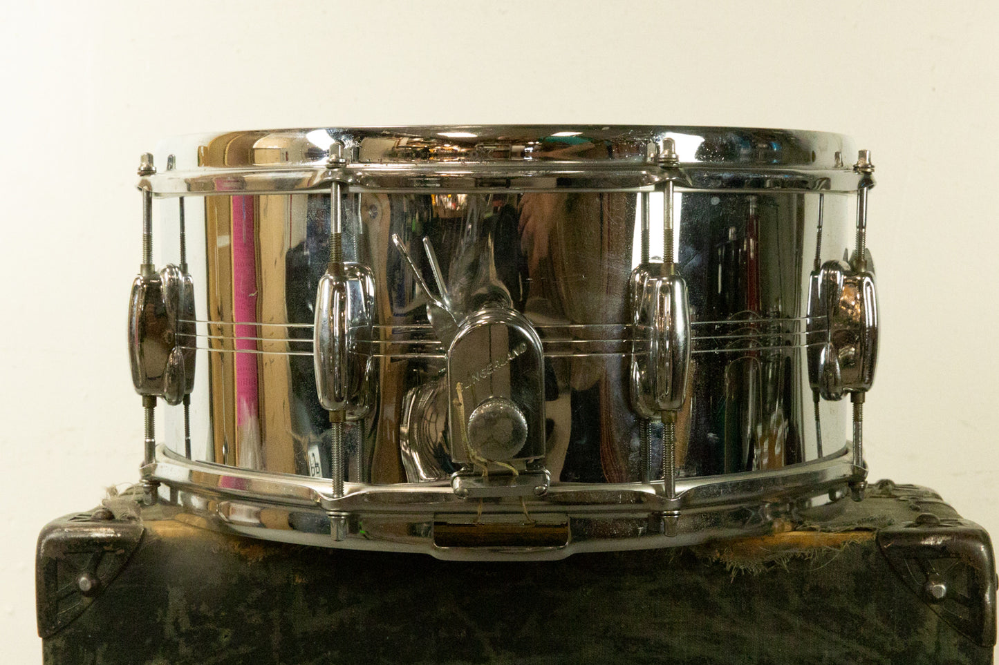 1970s Slingerland 6.5x14 Sound King Snare Drum