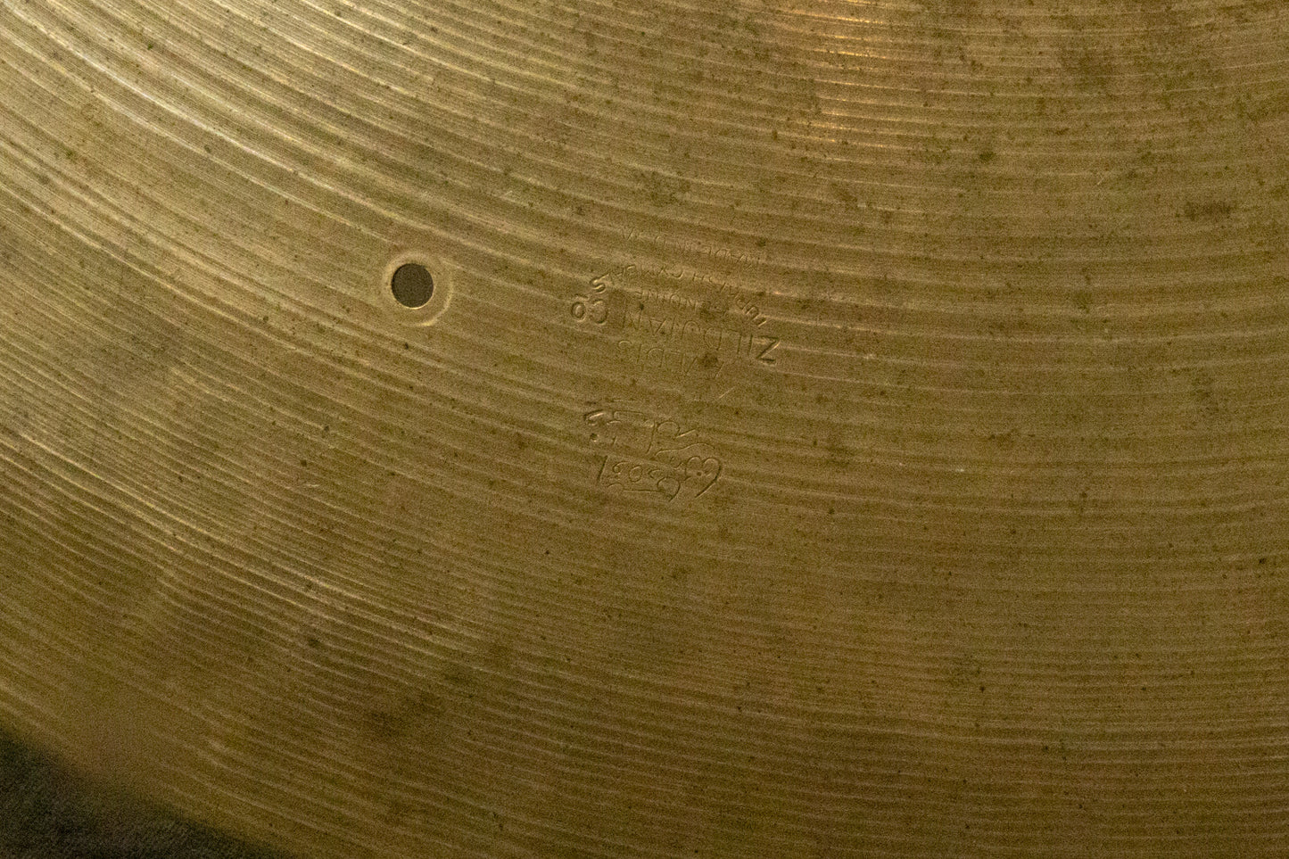 Vintage Zildjian 22" A Trans Stamp Ride Cymbal 2778g