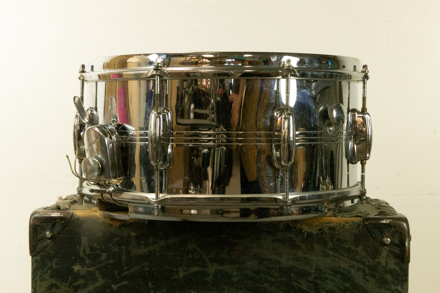 1970s Slingerland 6.5x14 Sound King Snare Drum