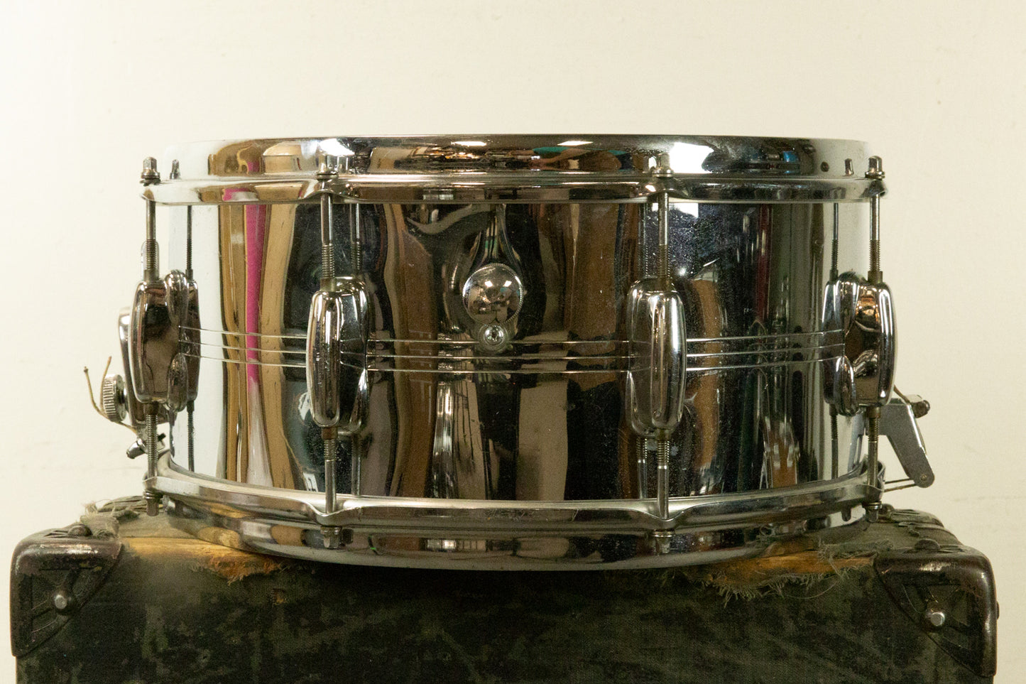1970s Slingerland 6.5x14 Sound King Snare Drum