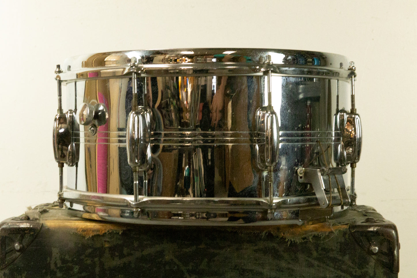 1970s Slingerland 6.5x14 Sound King Snare Drum
