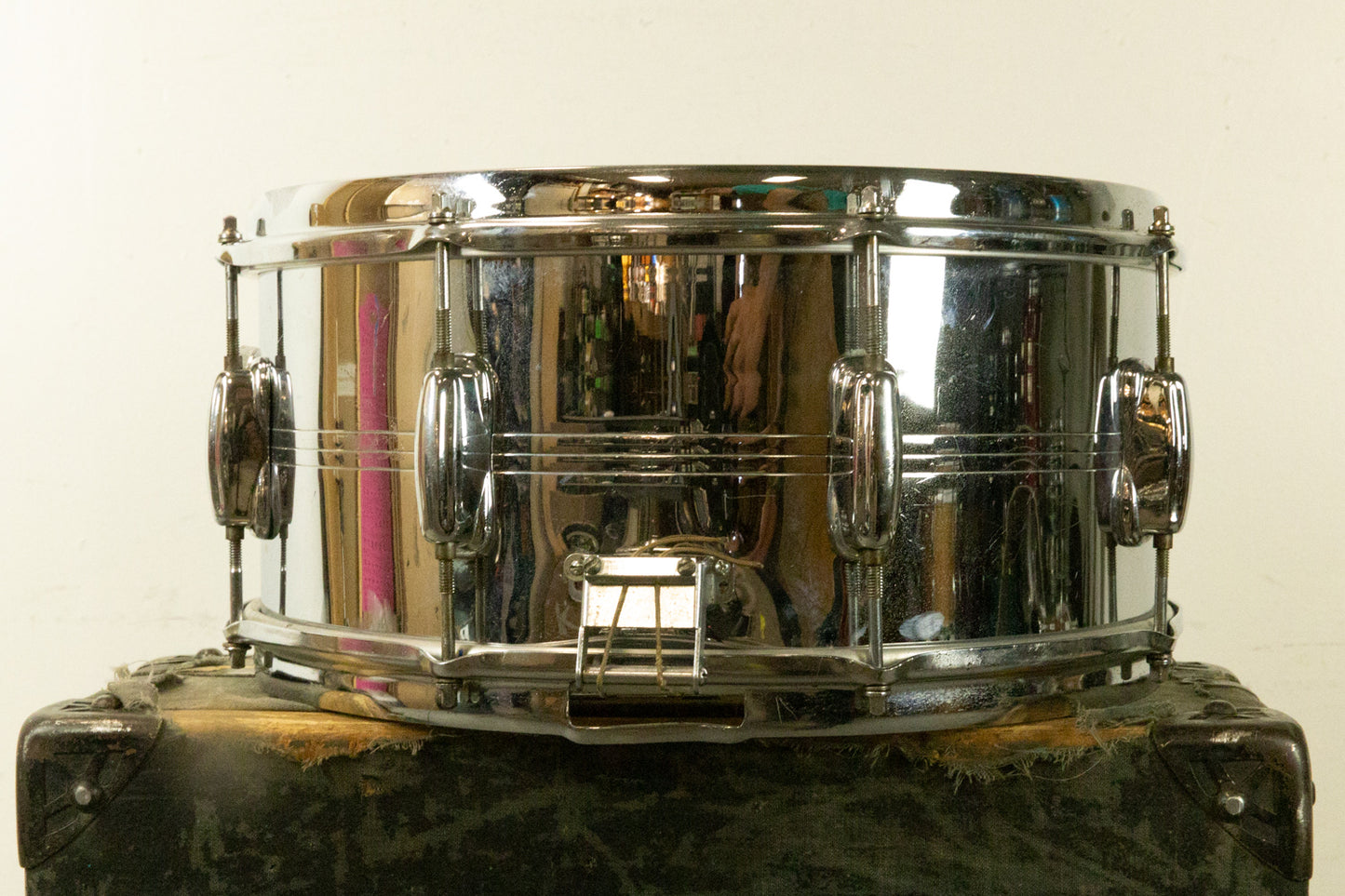 1970s Slingerland 6.5x14 Sound King Snare Drum