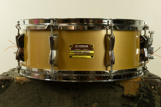 Yamaha 5x14 Stage Custom "Gold Top" Lacquer Snare Drum