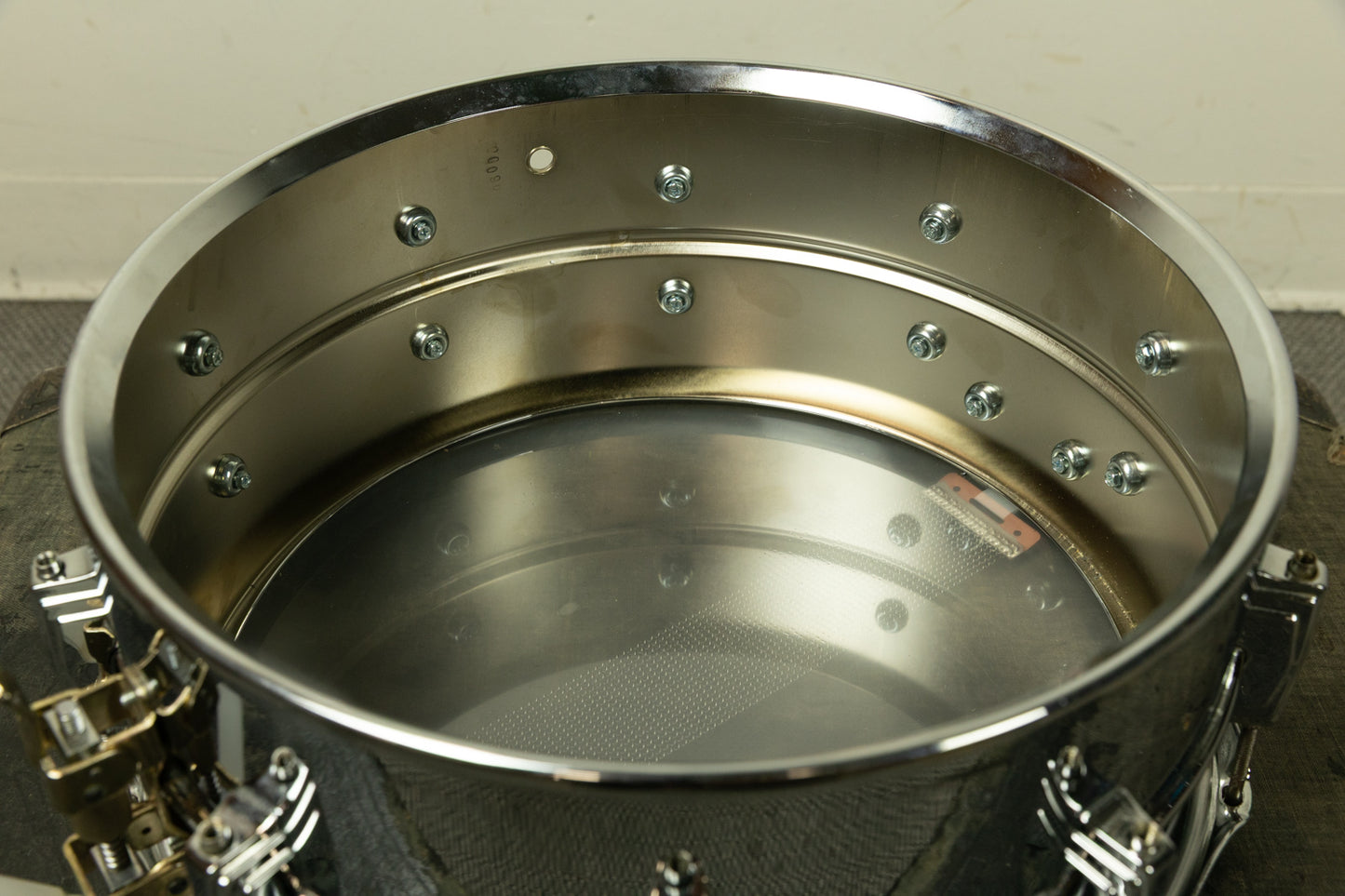 1980s Ludwig 6.5x14 LM402 Supraphonic Snare Drum