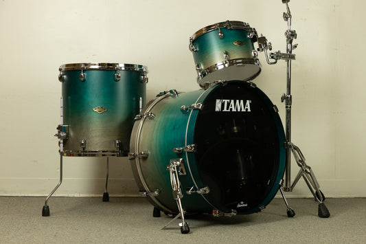 Tama Starclassic Walnut/Birch Satin Sapphire Fade Drum Set 14x22 8x12 and 16x16