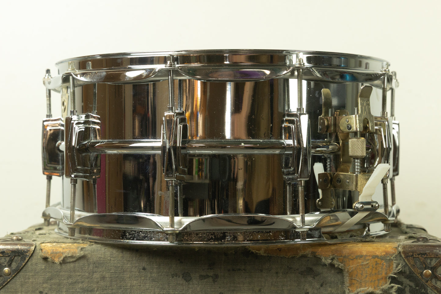 1980s Ludwig 6.5x14 LM402 Supraphonic Snare Drum