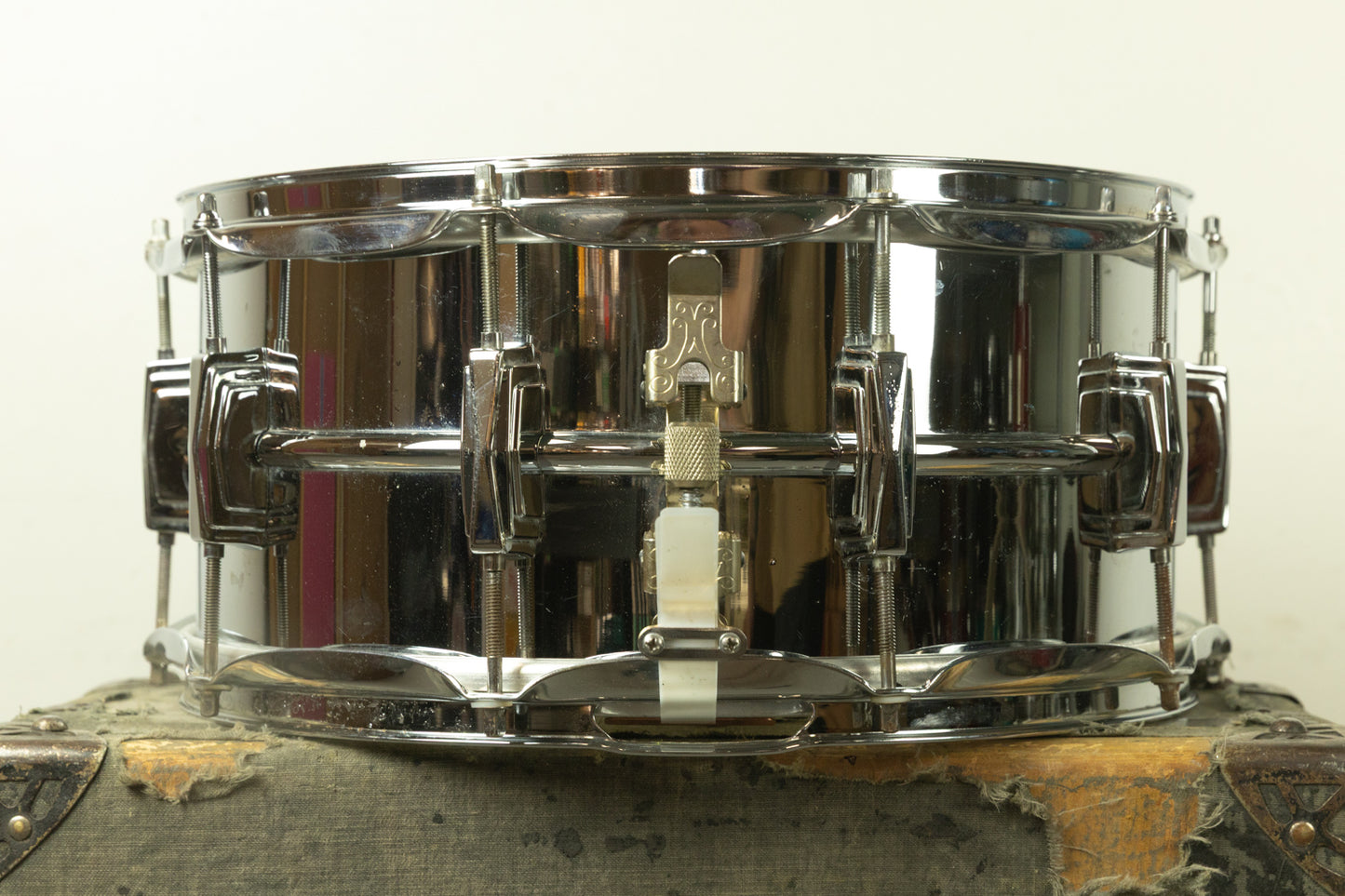 1980s Ludwig 6.5x14 LM402 Supraphonic Snare Drum