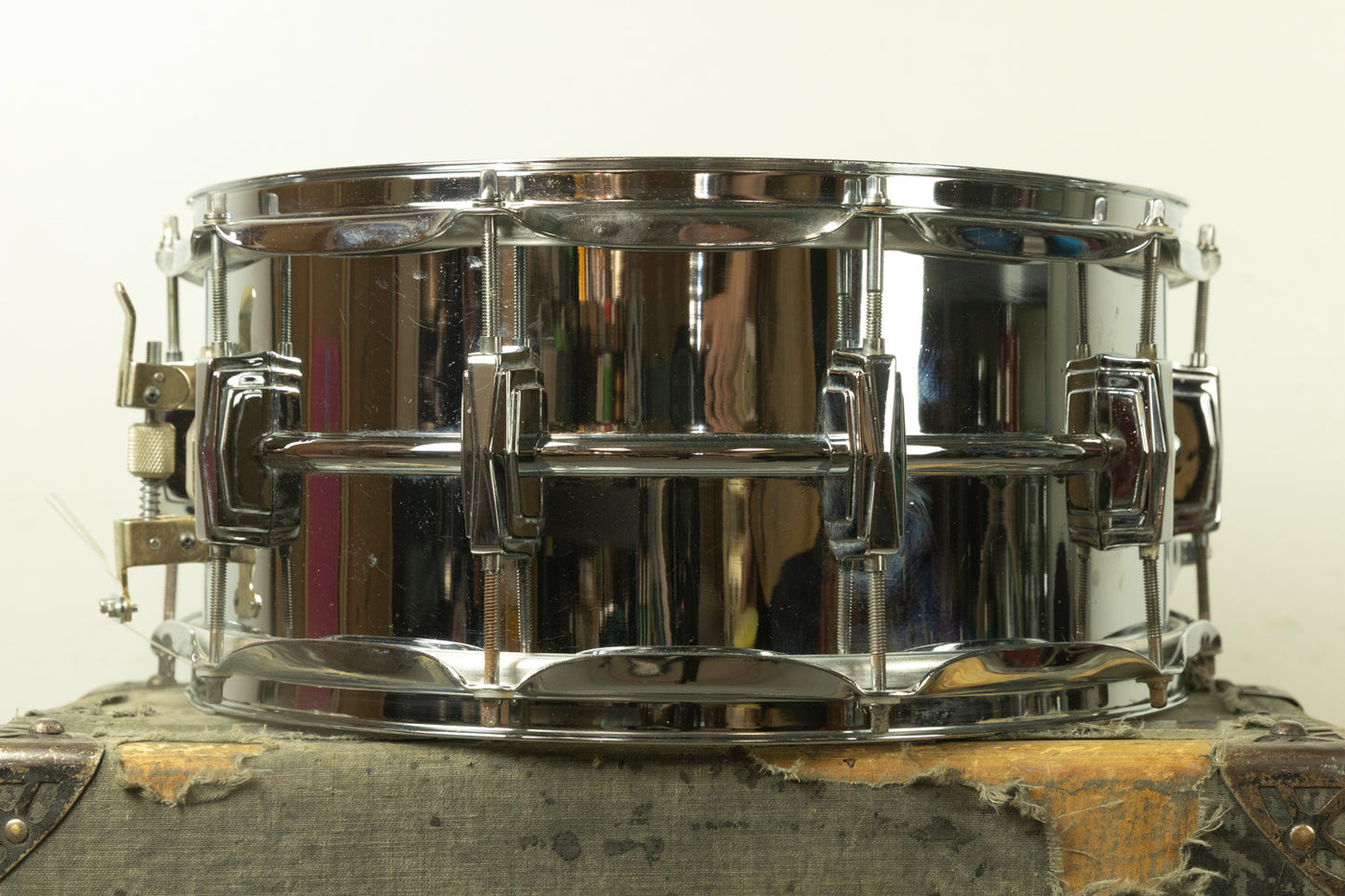 1980s Ludwig 6.5x14 LM402 Supraphonic Snare Drum