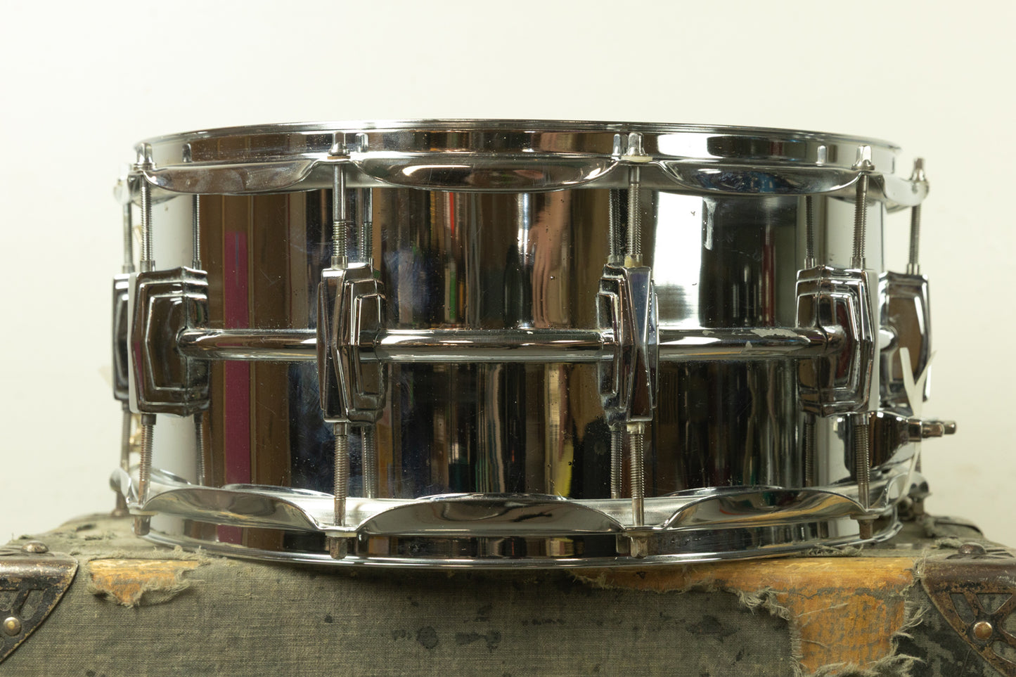 1980s Ludwig 6.5x14 LM402 Supraphonic Snare Drum