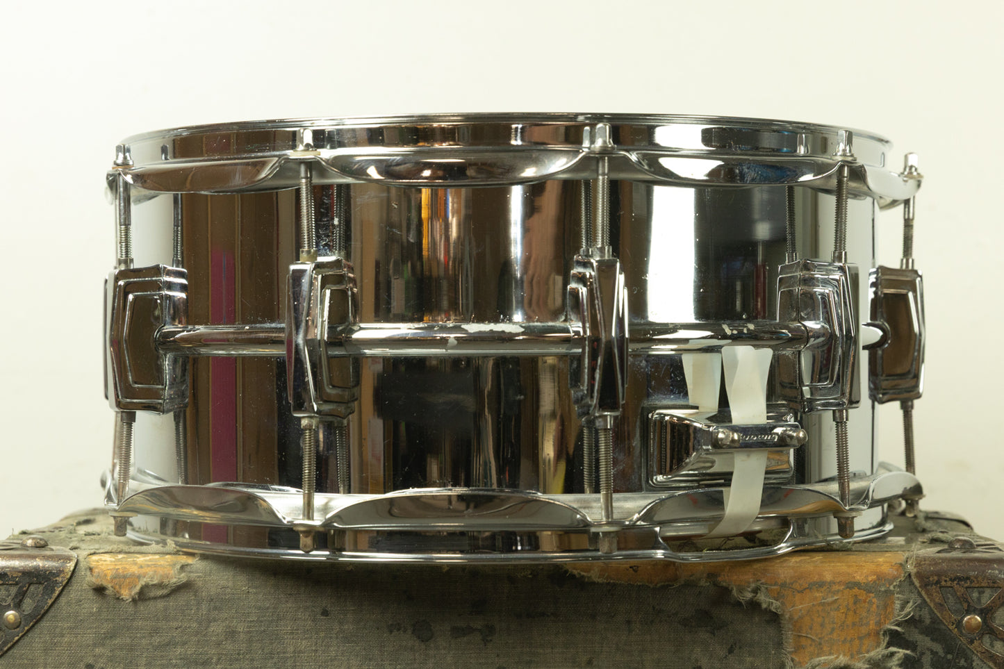 1980s Ludwig 6.5x14 LM402 Supraphonic Snare Drum