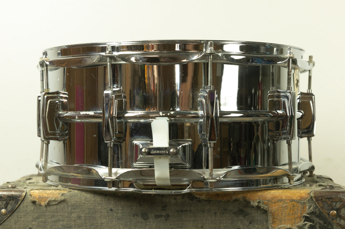 1980s Ludwig 6.5x14 LM402 Supraphonic Snare Drum