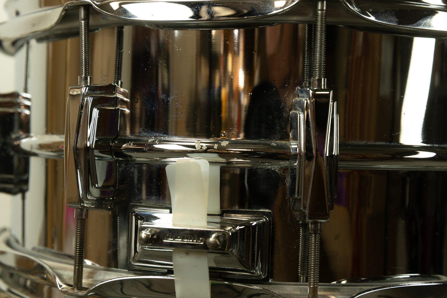 1980s Ludwig 6.5x14 LM402 Supraphonic Snare Drum