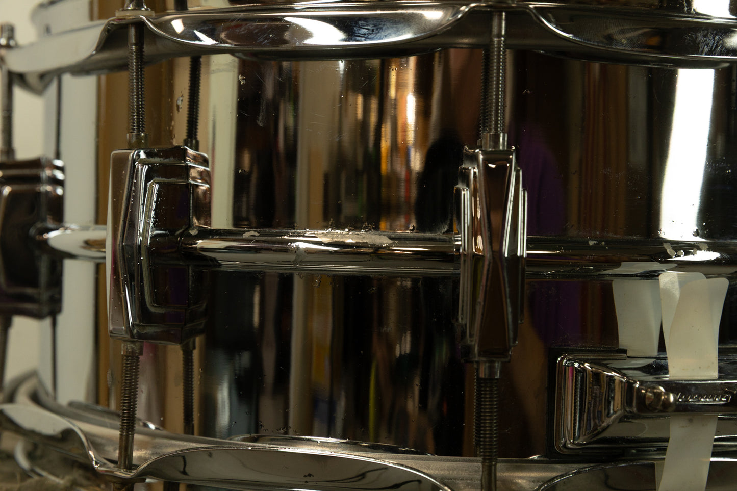 1980s Ludwig 6.5x14 LM402 Supraphonic Snare Drum