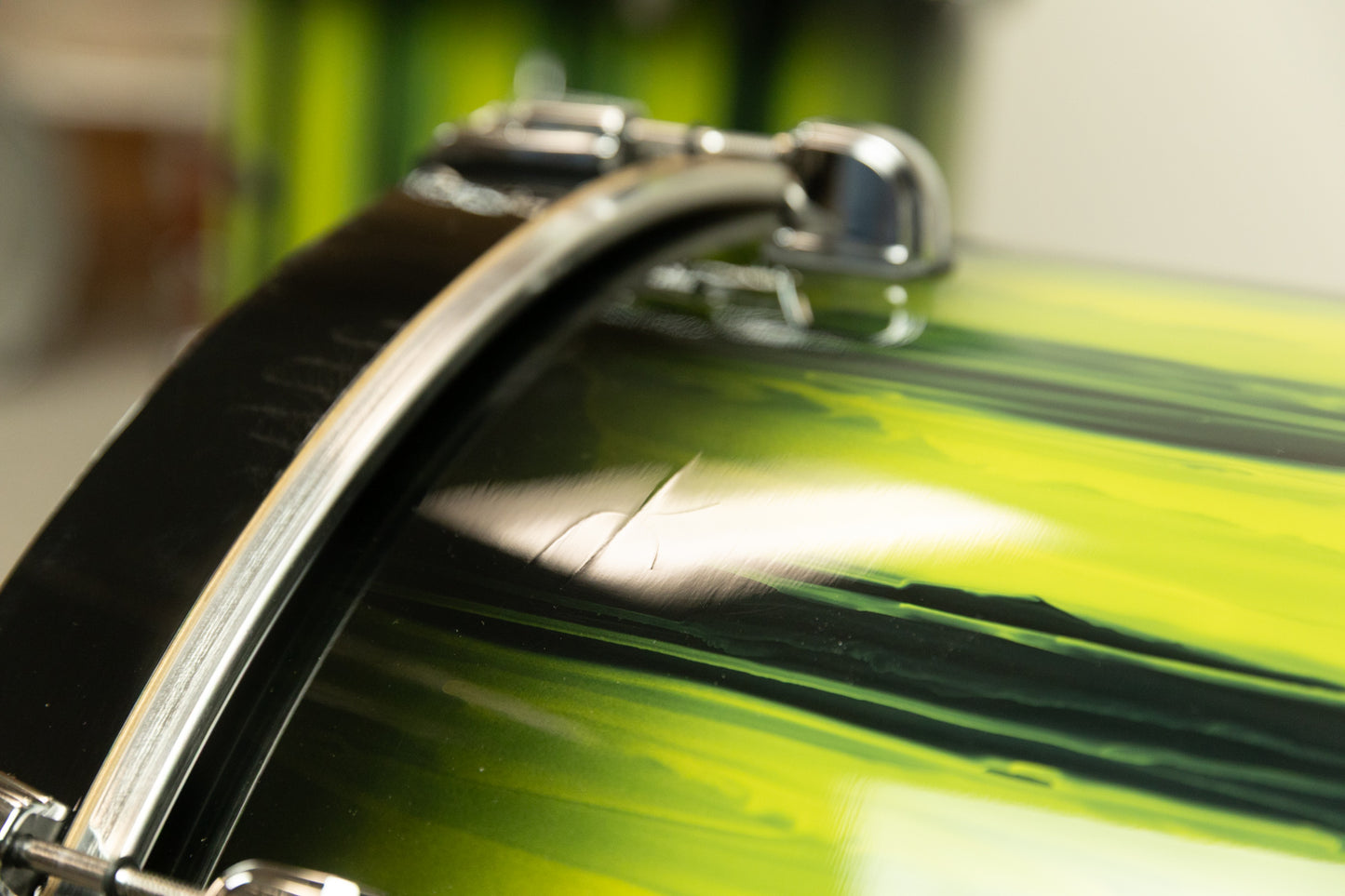 Tama Starclassic Performer Lime Burst Aurora Drum Set