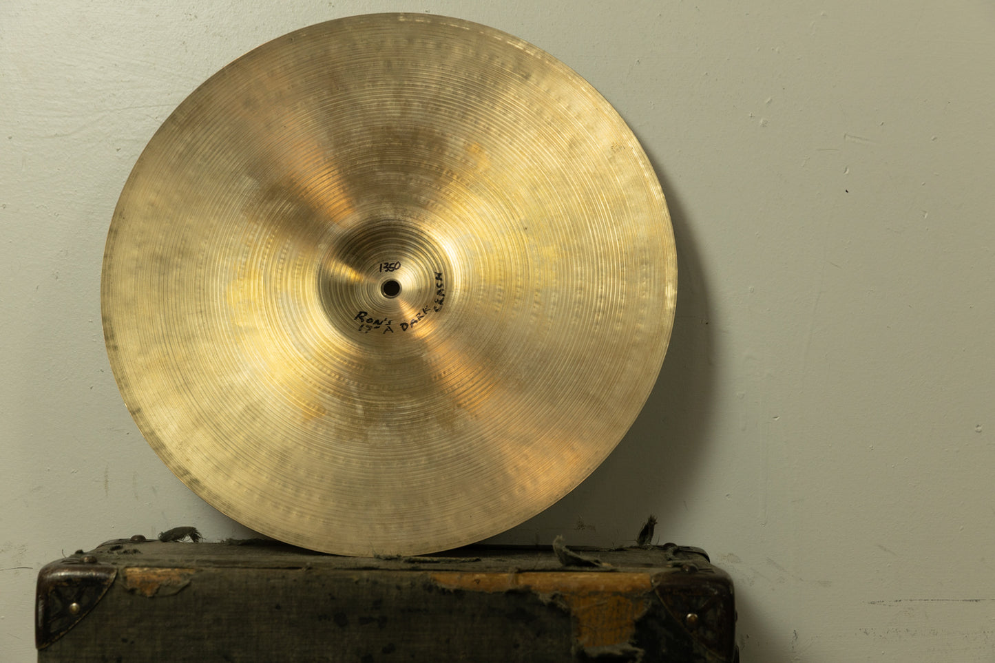 1970s Zildjian A 17" Thin Stamp Crash Cymbal 1350g