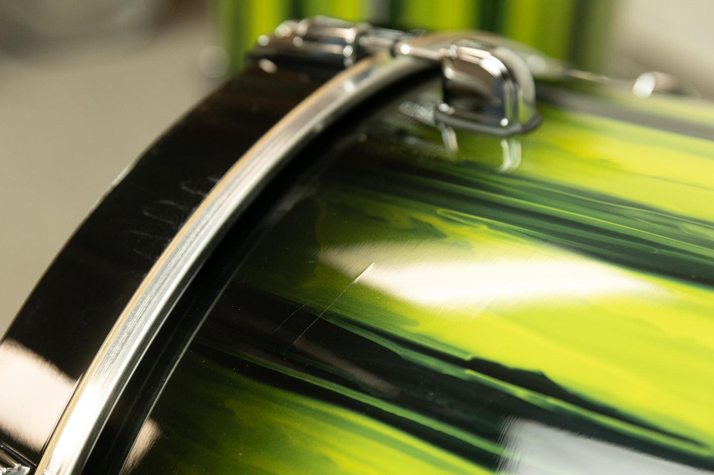 Tama Starclassic Performer Lime Burst Aurora Drum Set