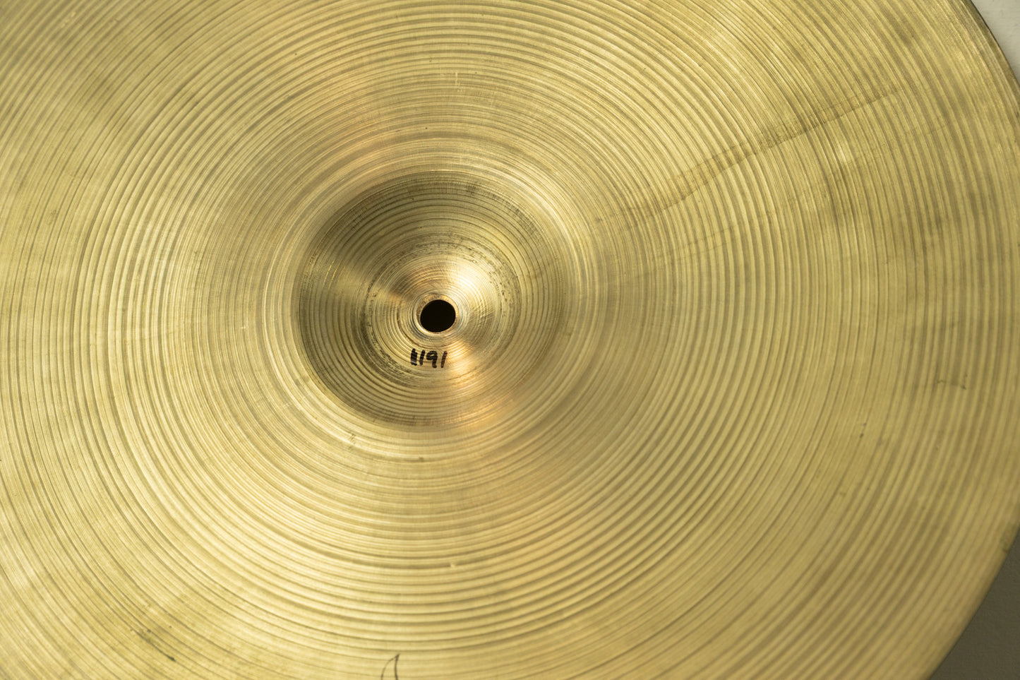 1970s Zildjian 17" A Hollow Logo Thin Crash Cymbal 1191g