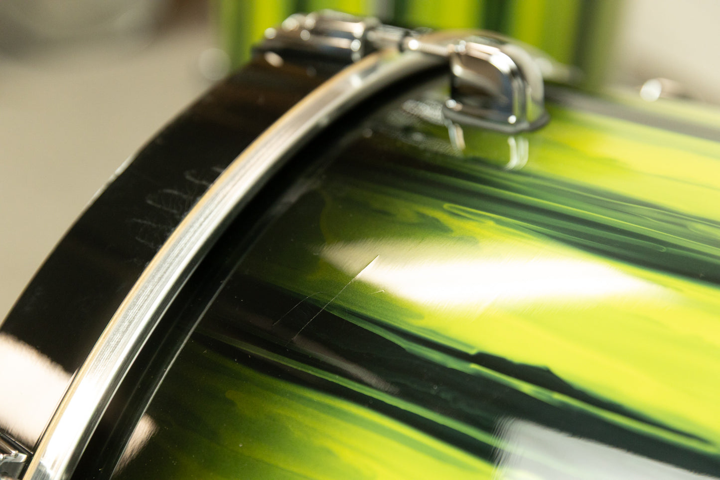 Tama Starclassic Performer Lime Burst Aurora Drum Set