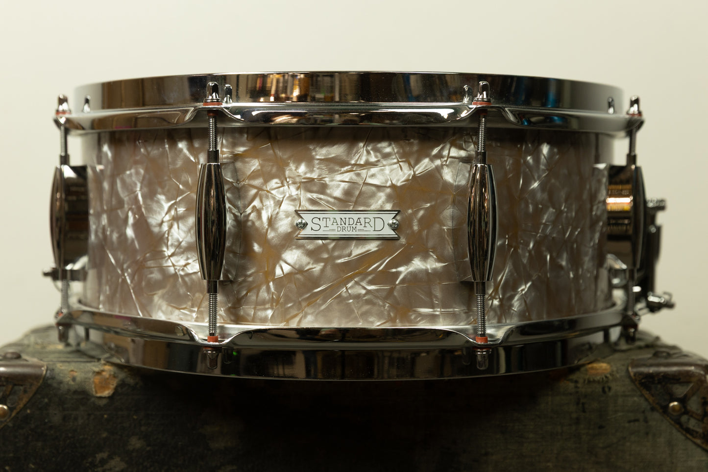 Standard Drum Co. 5.5x14 Gold Dust Pearl Snare Drum