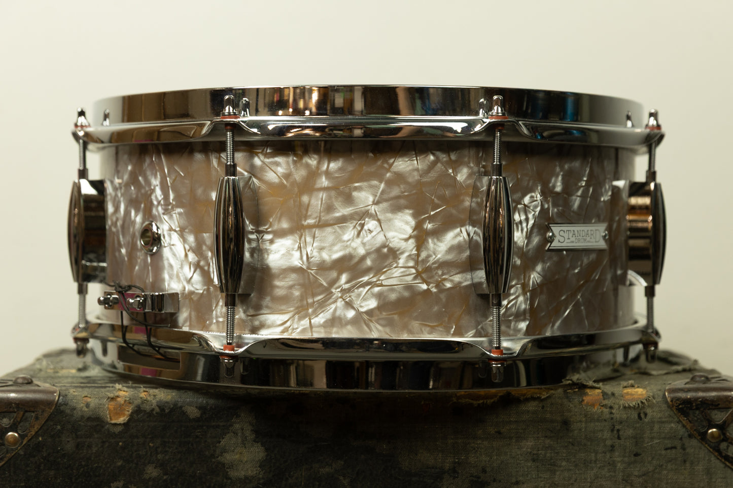Standard Drum Co. 5.5x14 Gold Dust Pearl Snare Drum