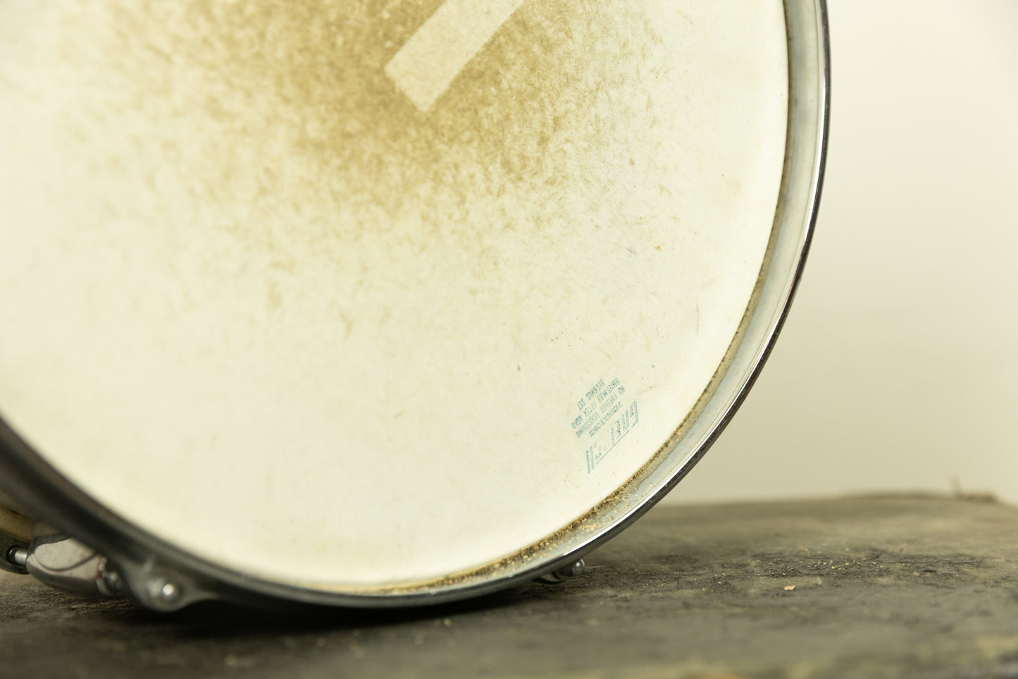 1960s Gretsch 5.5x14 White Marine Pearl Mode 4103 Snare Drum