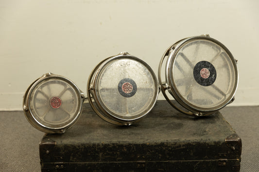 Remo Silver Roto Tom Set - 6" 8" and 10"