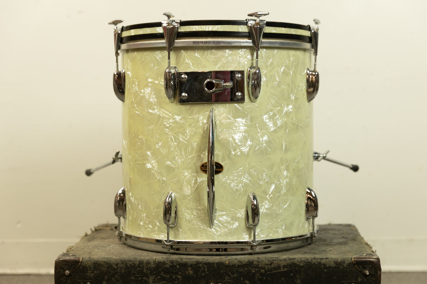 1960s Slingerland Cocktail Outfit White Marine Pearl Drum Set