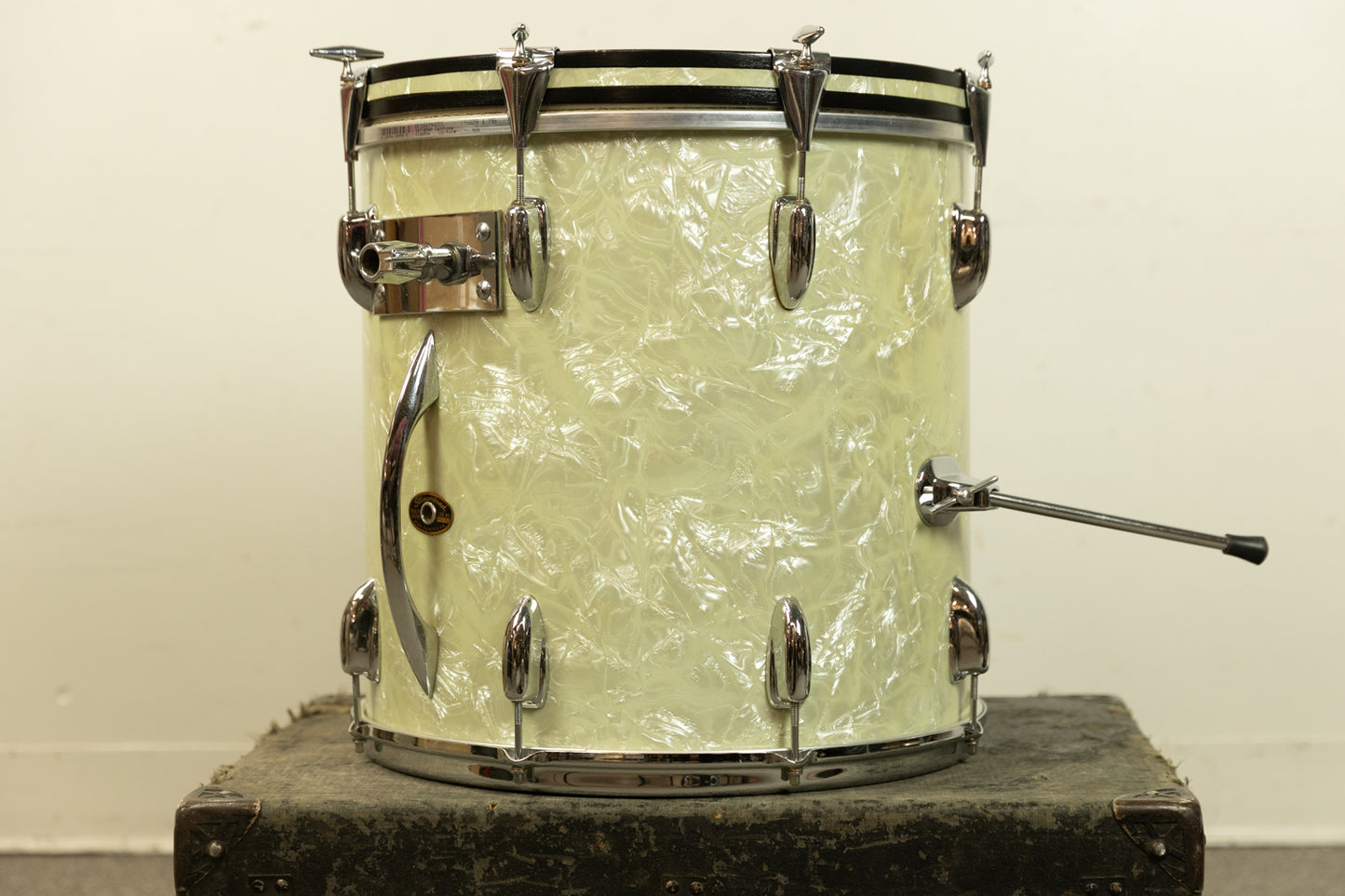 1960s Slingerland Cocktail Outfit White Marine Pearl Drum Set