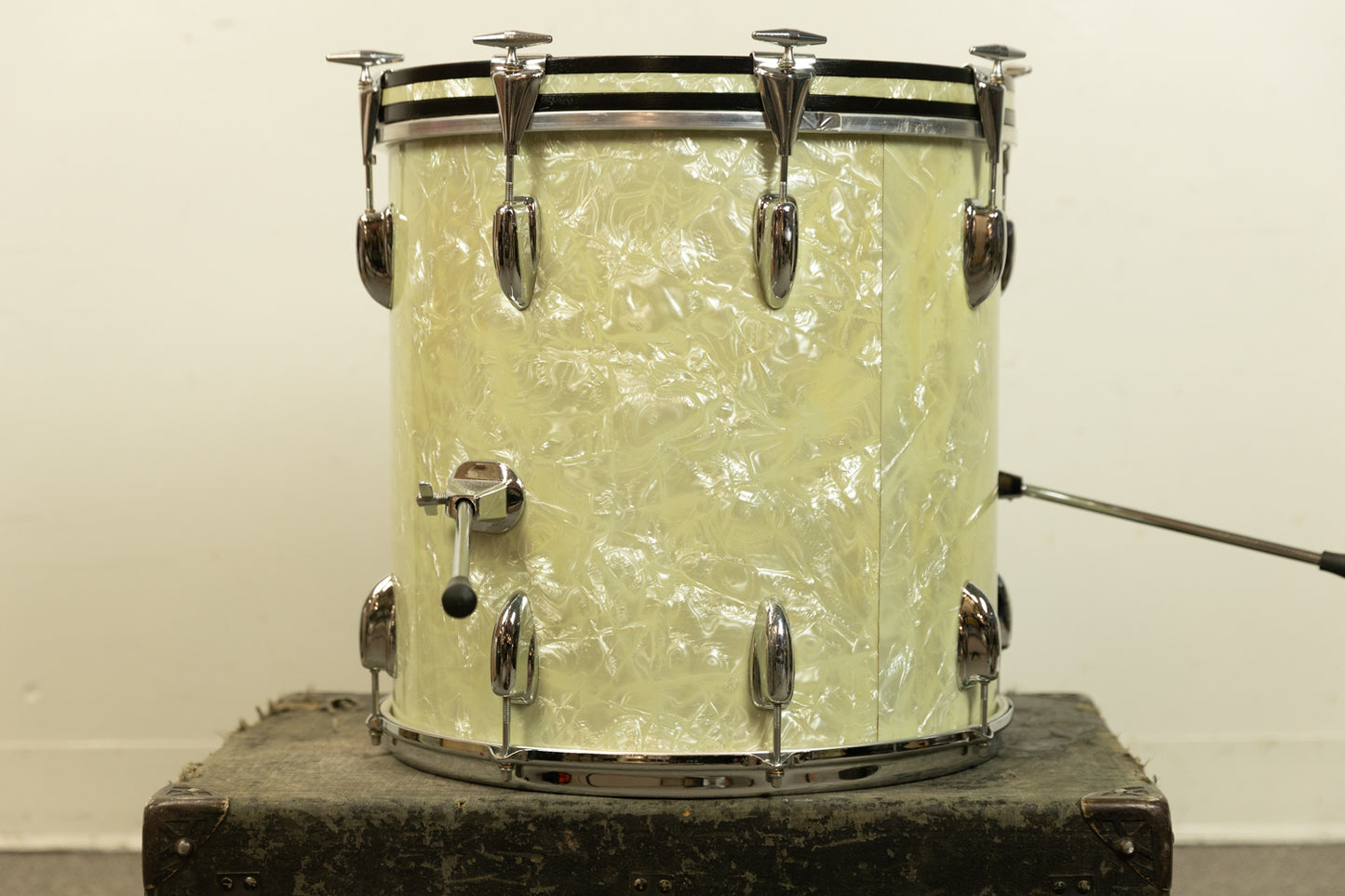 1960s Slingerland Cocktail Outfit White Marine Pearl Drum Set