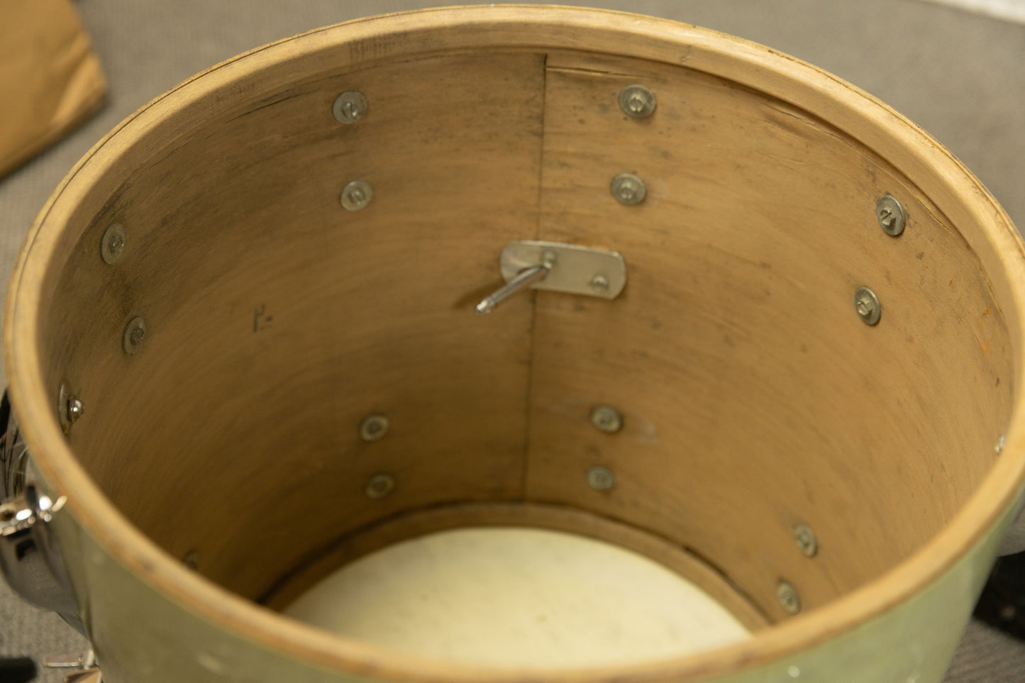 1960s Slingerland Cocktail Outfit White Marine Pearl Drum Set