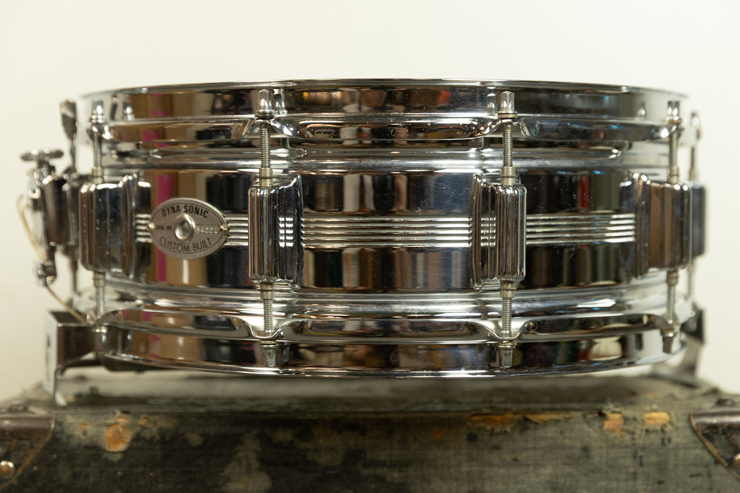 Vintage Rogers 5x14 Metal Dynasonic Snare Drum