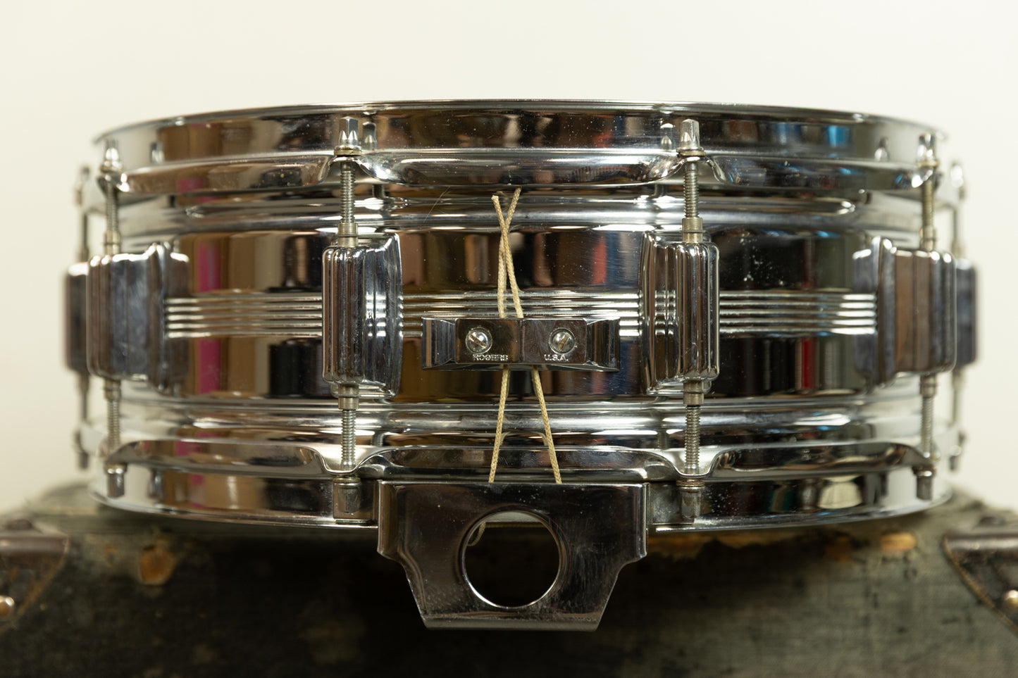 Vintage Rogers 5x14 Metal Dynasonic Snare Drum