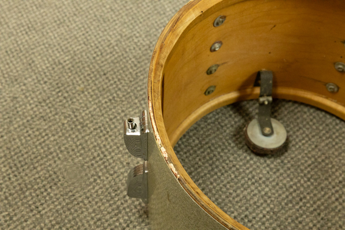 1970s Ludwig Silver Sparkle "Super Classic" Drum Set