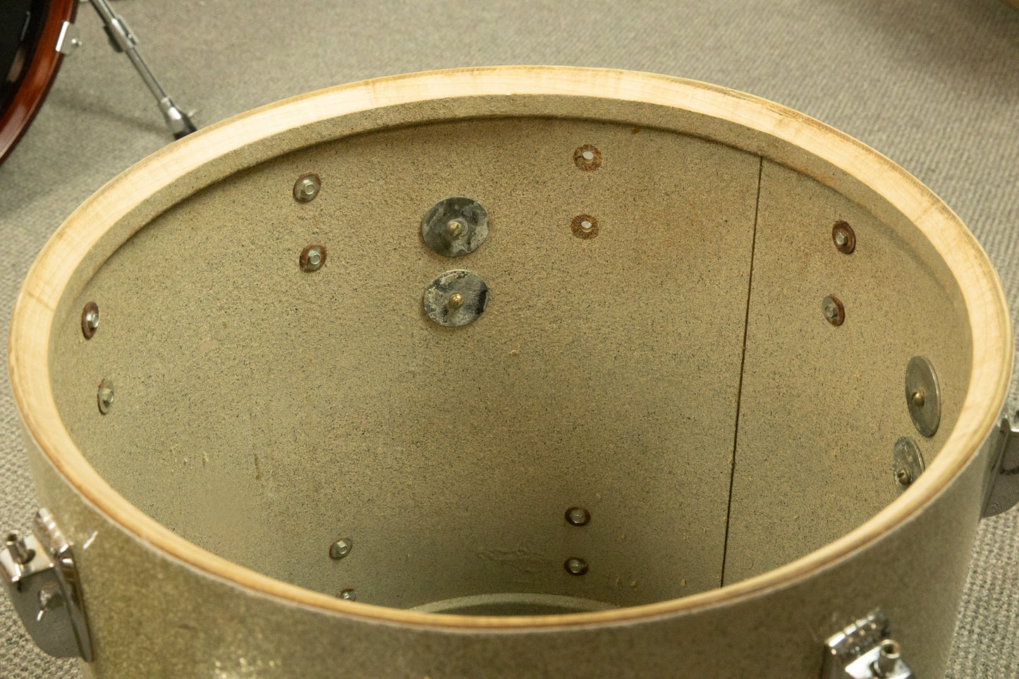 1970s Ludwig Silver Sparkle "Super Classic" Drum Set