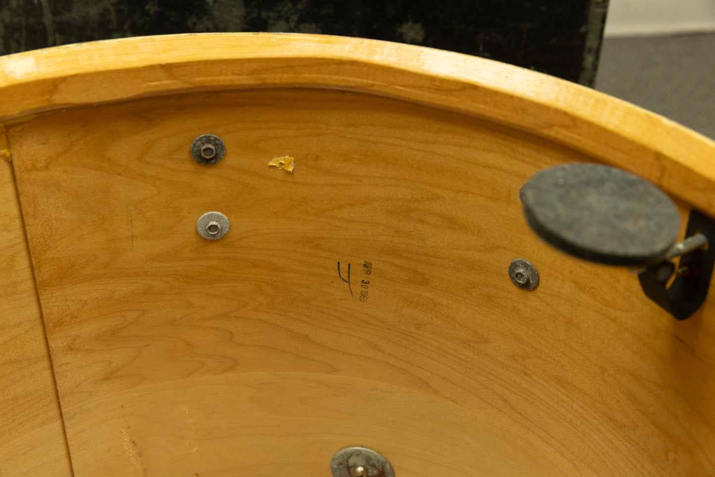 1960s Ludwig Blue Sparkle 14x20 8x12 and 16x16 Drum Set