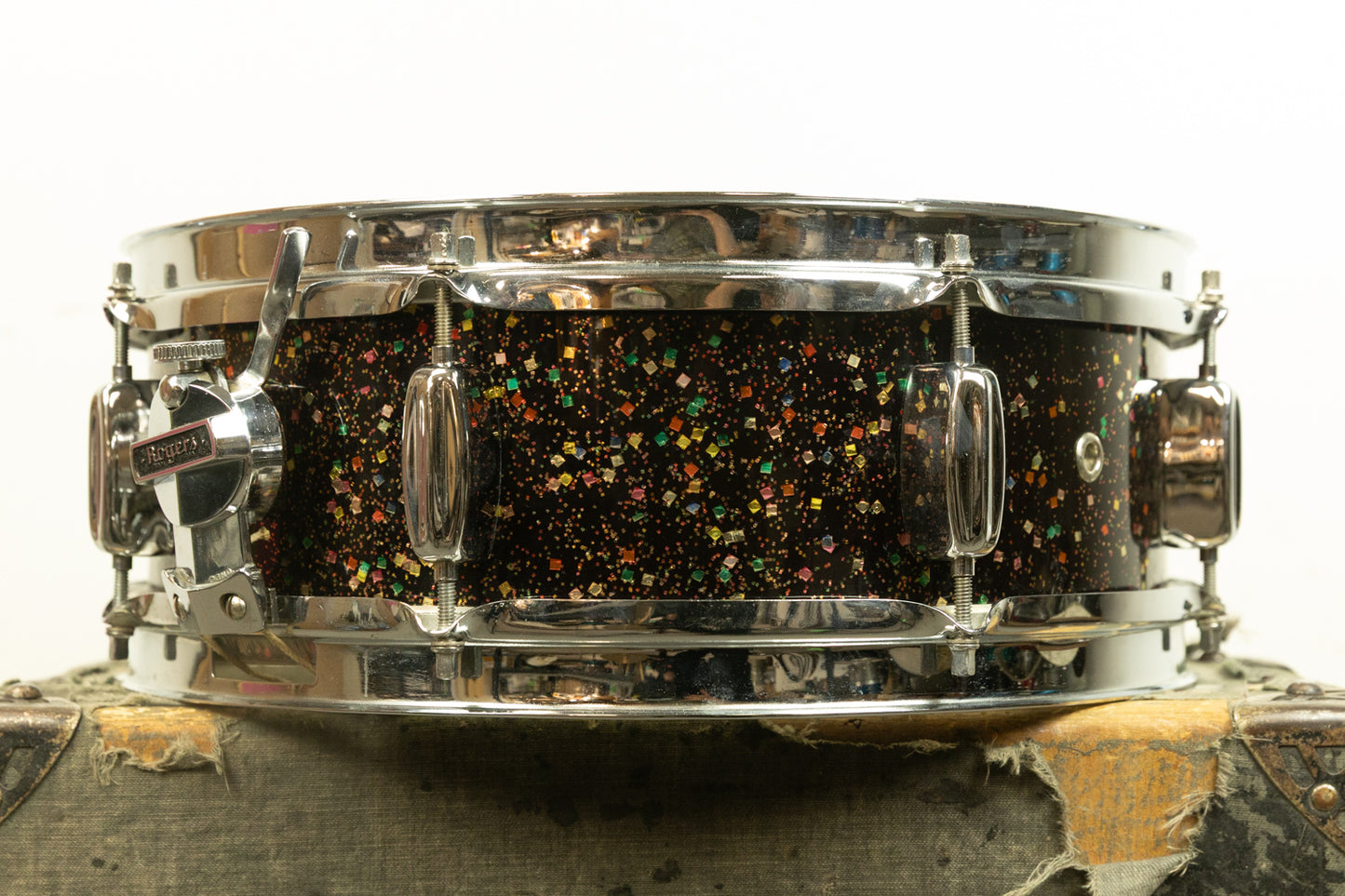 1960s Rogers 5x14 Mardi Gras Holiday Snare Drum