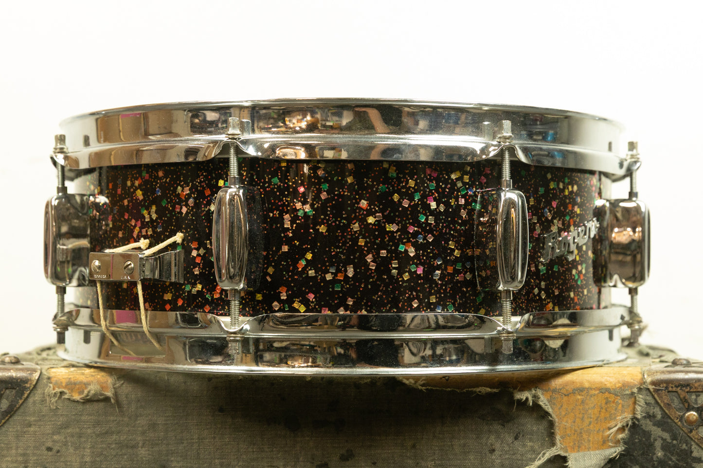 1960s Rogers 5x14 Mardi Gras Holiday Snare Drum