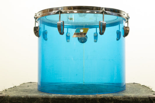 1970s Ludwig 12x15" Blue Vistalite Tom