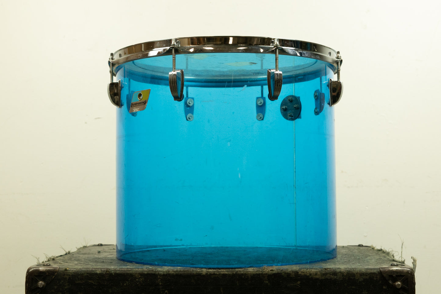 1970s Ludwig 14x16" Blue Vistalite Tom