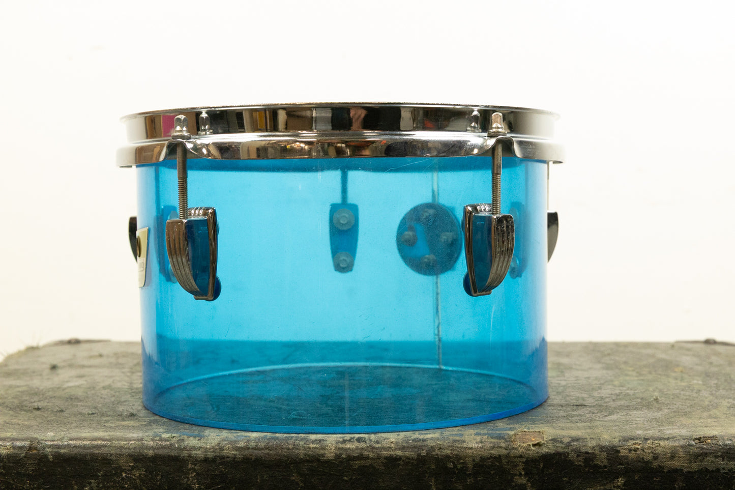 1970s Ludwig 6.5x10" Blue Vistalite Tom