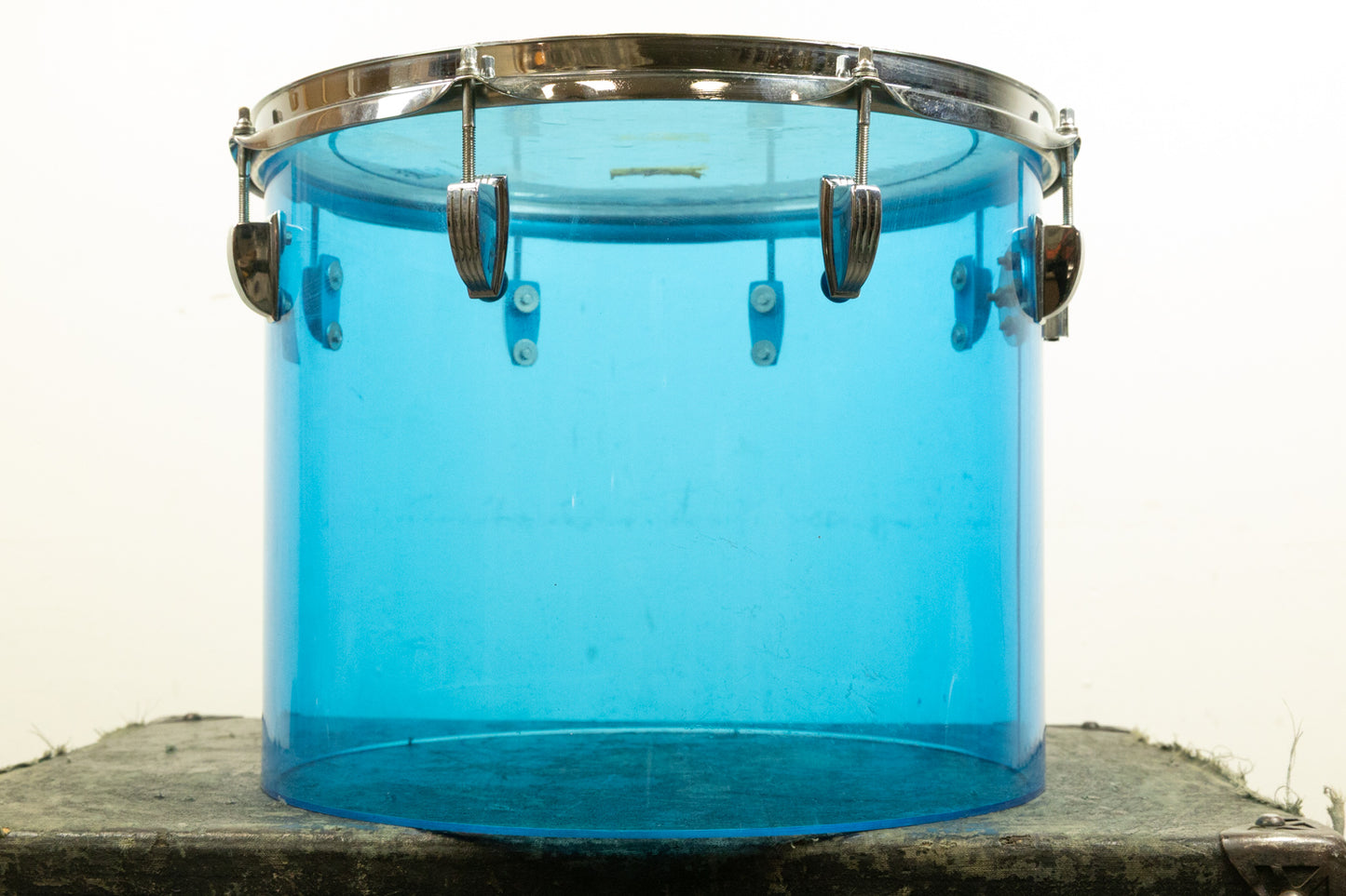 1970s Ludwig 12x15" Blue Vistalite Tom