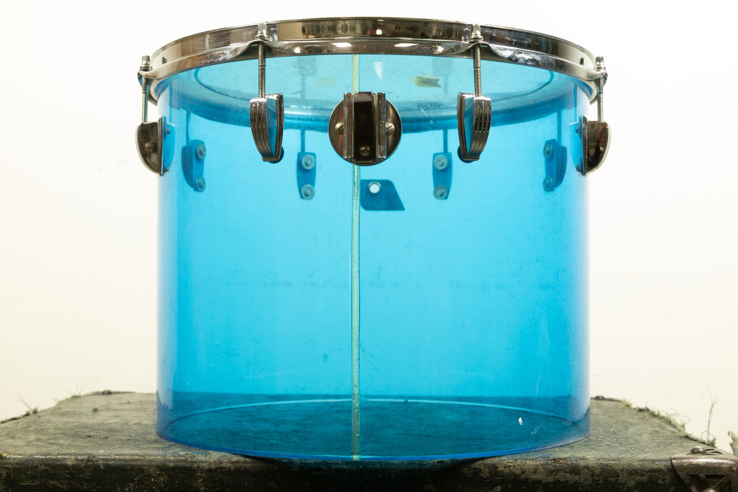 1970s Ludwig 12x15" Blue Vistalite Tom