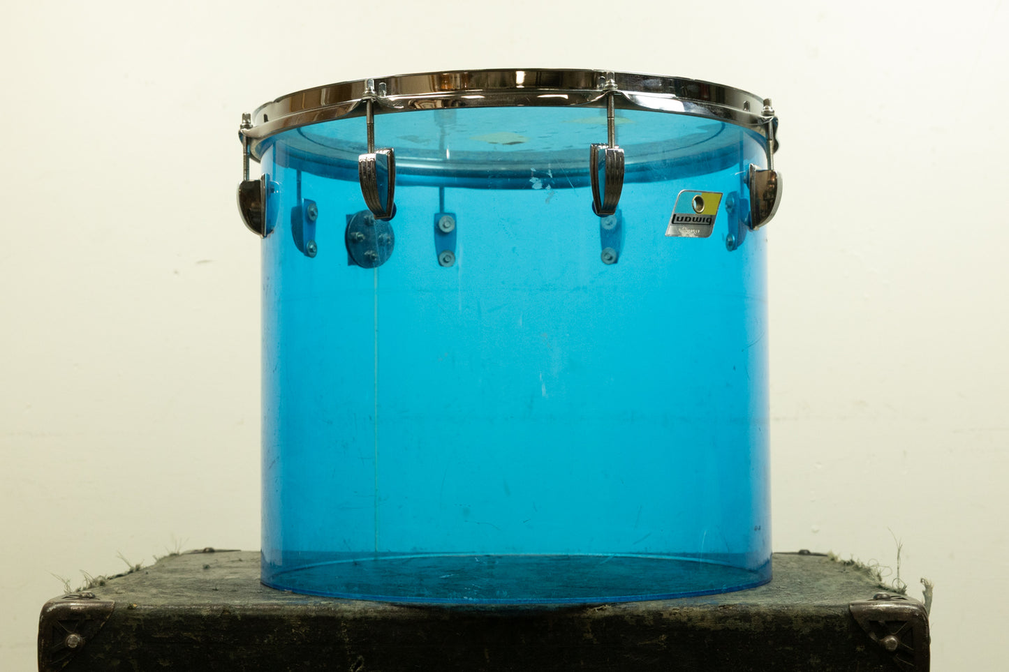 1970s Ludwig 14x16" Blue Vistalite Tom