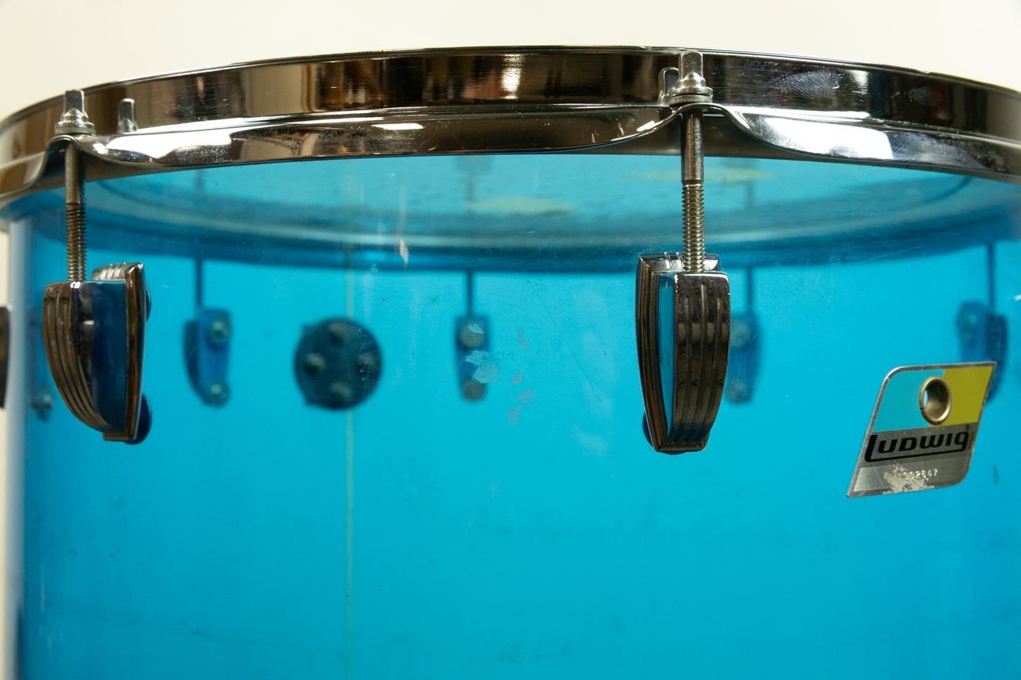 1970s Ludwig 14x16" Blue Vistalite Tom