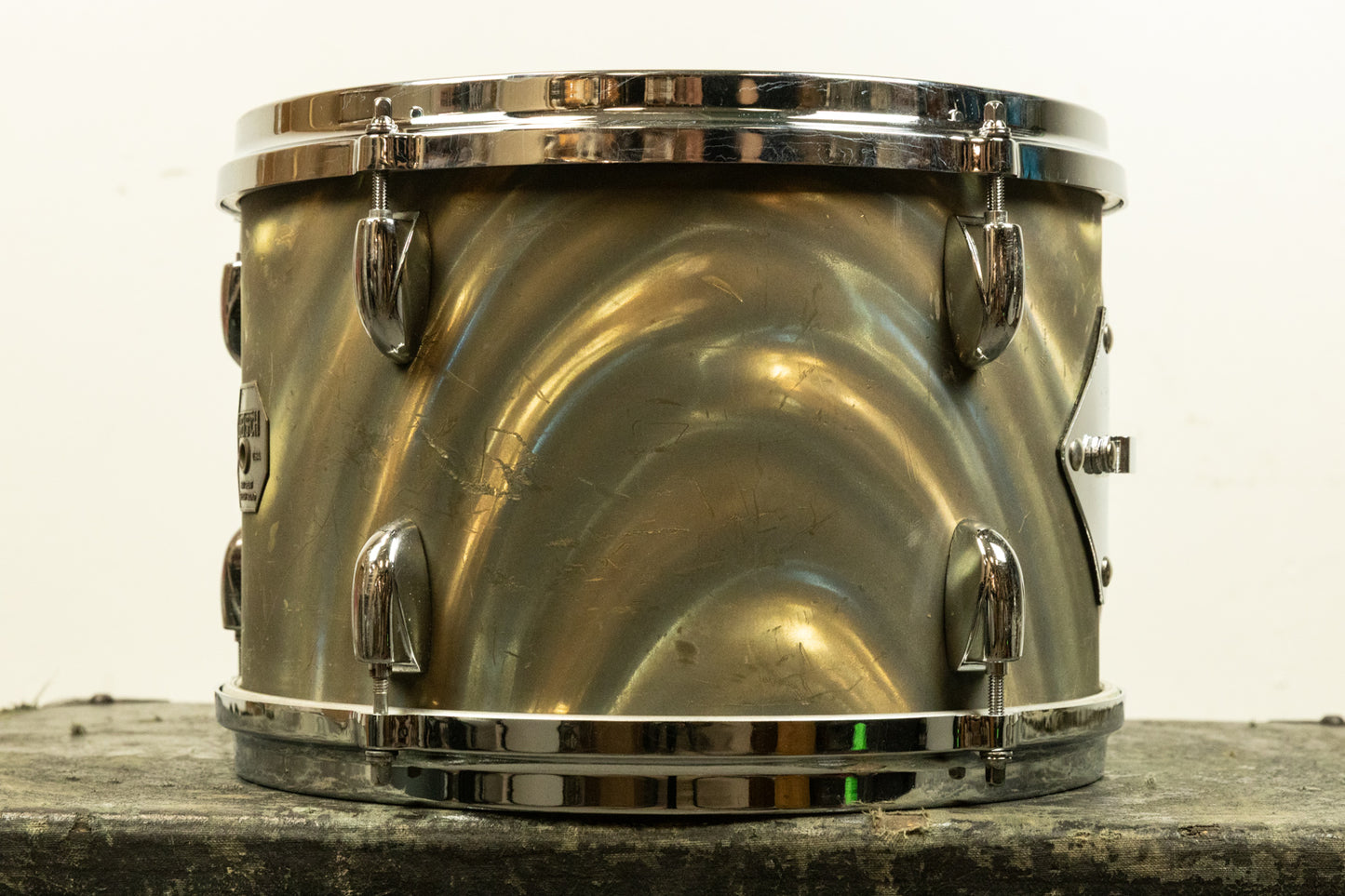 1970s Gretsch 8x12 Moonglow Satin Flame Tom