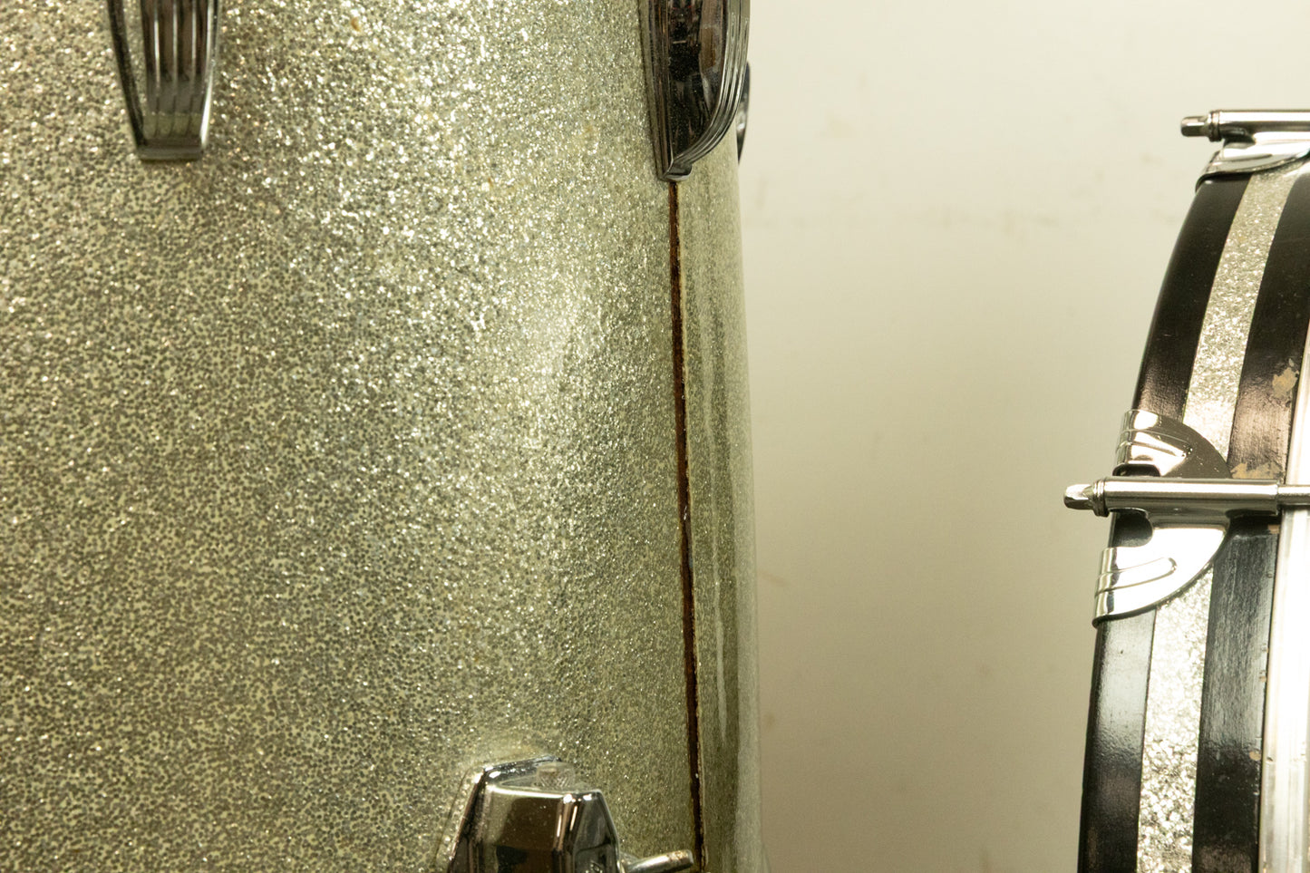 1970s Ludwig Silver Sparkle "Super Classic" Drum Set